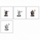 D&D Nolzur's Marvelous Miniatures - Multiclass Cleric + Wizard Male (6 Units)