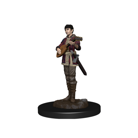 D&D Icons of the Realms: Premium Painted Figure - Half-Elf Bard Female (6 Units)