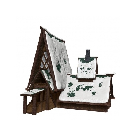D&D Icons of the Realms Miniatures: Icewind Dale: Rime of the Frostmaiden - The Lodge Papercraft Set - EN