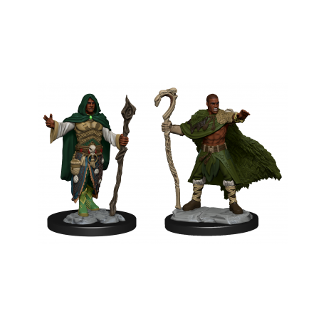 D&D Nolzur's Marvelous Miniatures: Human Druid Male (2 Units)