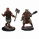 D&D Nolzur's Marvelous Miniatures: Human Barbarian Male (2 Units)