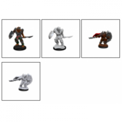 D&D Nolzur's Marvelous Miniatures: Dragonborn Fighter Male (2 Units) - EN