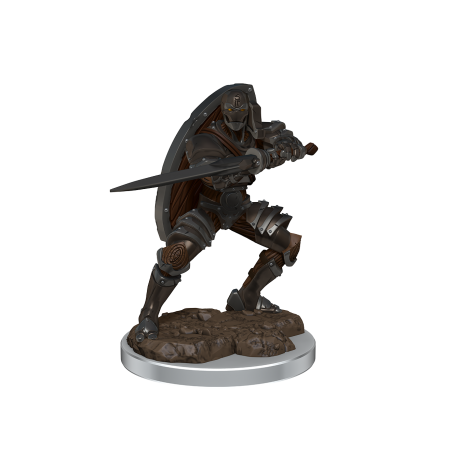 D&D Icons of the Realms Premium Figures: Male Warforged Fighter (6 Units)