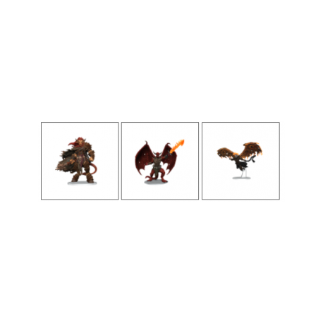 D&D Icons of the Realms Miniatures: Archdevils - Bael, Bel, and Zariel