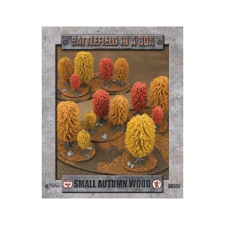 Battlefield In A Box - Small Autumn Wood (x1) - 15mm