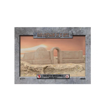 Battlefield In A Box - Galactic Warzones - Desert Walls