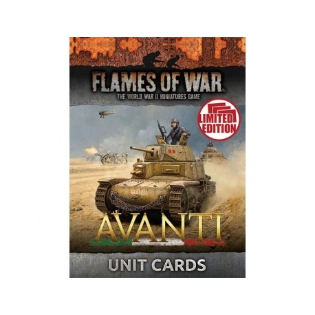 Flames of War - Avanti Unit Cards - EN