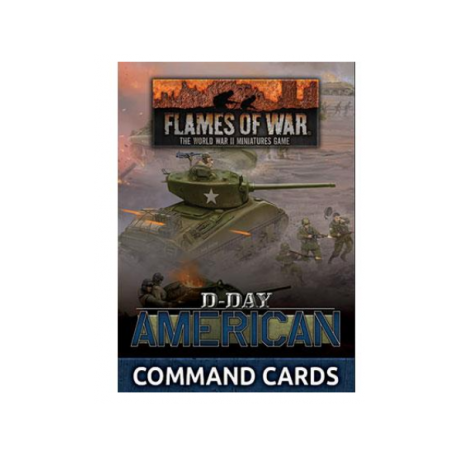 Flames of War - D-Day: American Command Cards - EN
