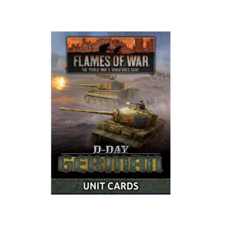 Flames of War - D-Day: Germans Unit Cards - EN