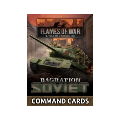 Flames Of War - Bagration: Soviet Command Cards (42x Cards) - EN
