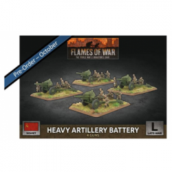 Flames of War - 152mm Artillery Battery (x4 Plastic)