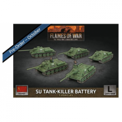 Flames of War - SU Tank-Killer Battery (x5 Plastic)