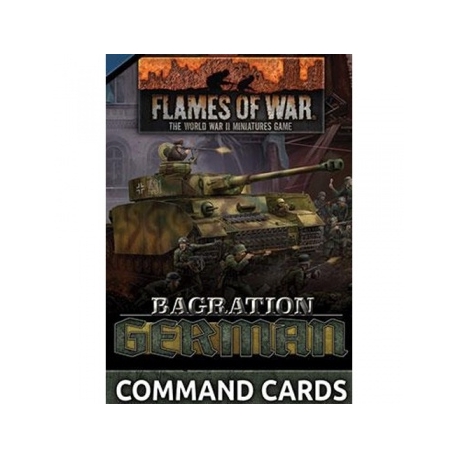 Flames Of War Bagration: German Command Cards (55x Cards) - EN