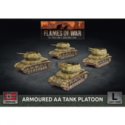 Flames Of War Armoured AA Tank Platoon (x4 Plastic) - EN