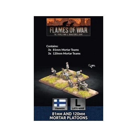 Flames Of War - Finnish 81mm and 120mm Mortar Platoons - EN