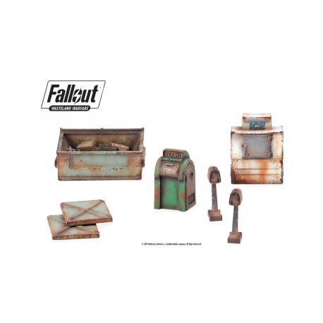 Fallout: Wasteland Warfare - Terrain Expansion: Boston Street Scatter - EN