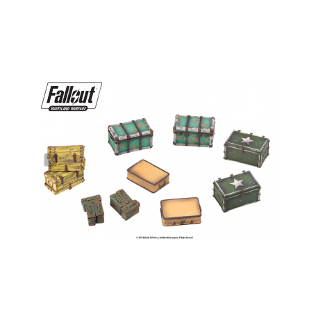 Fallout: Wasteland Warfare - Terrain Expansion: Cases and Crates - EN