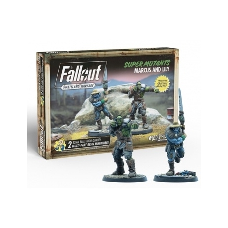 Fallout: Wasteland Warfare - Super Mutants: Marcus and Lily - EN