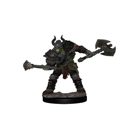 Pathfinder Battles: Premium Painted Figure - Half-Orc Barbarian Male (6 Units) - EN