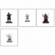 Pathfinder Battles Deep Cuts Unpainted Miniatures - Human Rogue Male (6 Units)