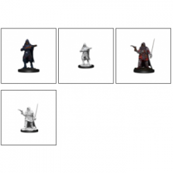 Pathfinder Battles Deep Cuts Unpainted Miniatures - Human Rogue Male (6 Units)