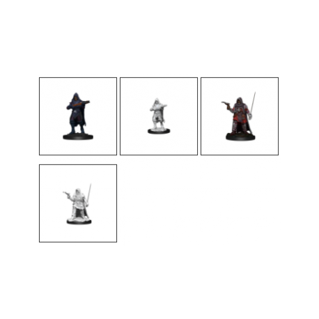 Pathfinder Battles Deep Cuts Unpainted Miniatures - Human Rogue Male (6 Units)