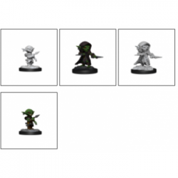 Pathfinder Battles Deep Cuts Unpainted Miniatures - Goblin Rogue Male (6 Units)