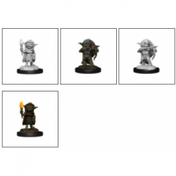 Pathfinder Battles Deep Cuts Unpainted Miniatures - Goblin Rogue Female (6 Units)