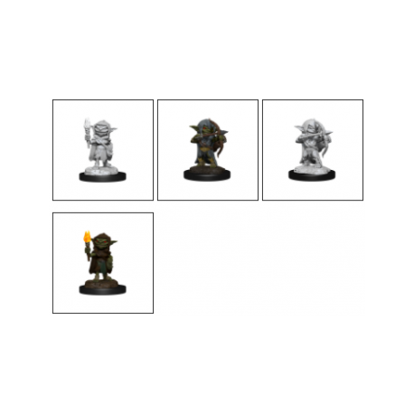 Pathfinder Battles Deep Cuts Unpainted Miniatures - Goblin Rogue Female (6 Units)