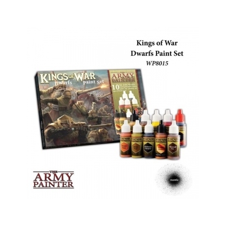 The Army Painter - Warpaints Kings of War Dwarfs paint set