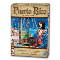 Box content PUERTO RICO, Fun and dynamic game for 2-5 players where quick thinking and able to adapt to the actions...