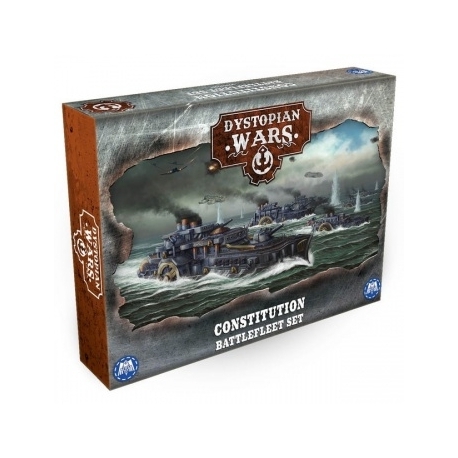 Dystopian Wars - Constitution Battlefleet Set - EN