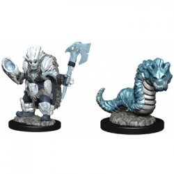 WizKids Wardlings Painted Miniatures: Ice Orc & Ice Worm (6 Units)
