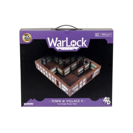 WarLock Tiles: Town & Village II - Full Height Plaster Walls
