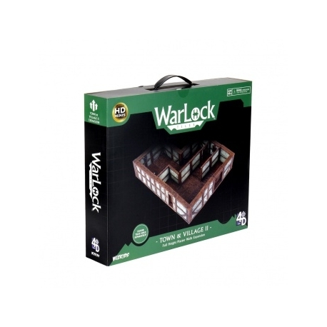 WarLock Tiles: Town & Village II - Full Height Plaster Walls Expansion