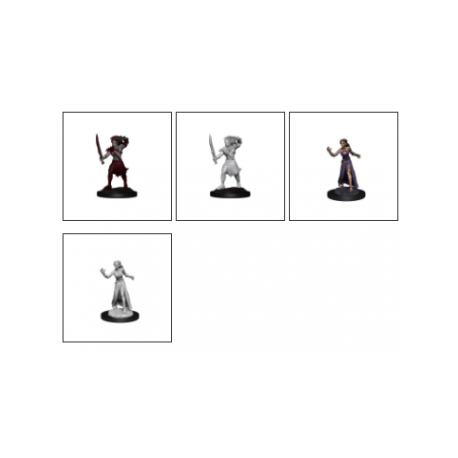 Magic the Gathering Unpainted Miniatures: Vampire Lacerator & Vampire Hexmage (6 Units)
