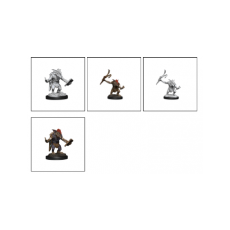 Magic the Gathering Unpainted Miniatures: Goblin Guide & Goblin Bushwhacker (6 Units)