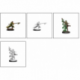 Magic the Gathering Unpainted Miniatures: Joraga Warcaller & Joraga Treespeaker (Elves) (6 Units)