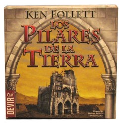 Board game based on the bestseller by Ken Follett The Pillars of the Earth box 