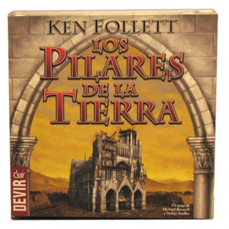 Board game based on the bestseller by Ken Follett The Pillars of the Earth box 