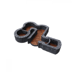 WarLock Tiles: Expansion Pack - 1 in. Dungeon Angles & Curves