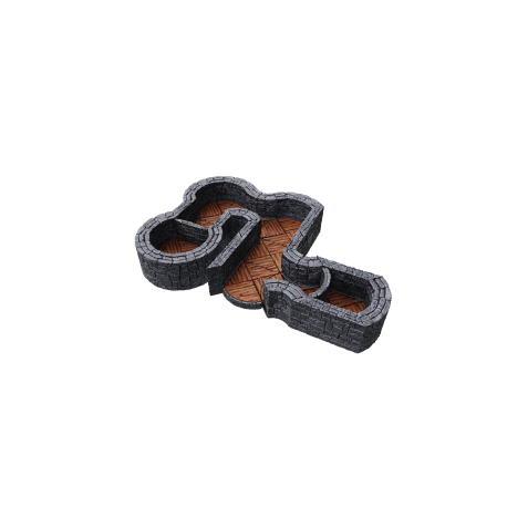 WarLock Tiles: Expansion Pack - 1 in. Dungeon Angles & Curves