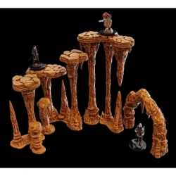WarLock Tiles Expansion - Stalactites & Stalagmites