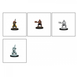 Critical Role Unpainted Miniatures: Dwarf Dwendalian Empire Fighter Female&nbsp;&nbsp;&nbsp;(2 Units)