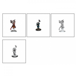 Critical Role Unpainted Miniatures: Ravenite Half-Dragon Barbarian Female&nbsp;(2 Units)