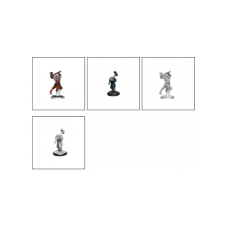 Critical Role Unpainted Miniatures: Ravenite Half-Dragon Barbarian Female&nbsp;(2 Units)