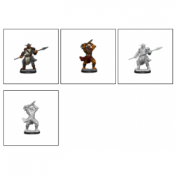 Critical Role Unpainted Miniatures: Bugbear Fighter Male&nbsp;&nbsp;(2 Units)