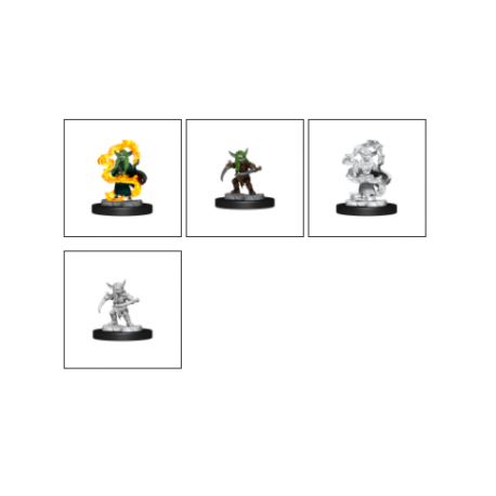 Critical Role Unpainted Miniatures: Goblin Sorceror and Rogue Female&nbsp;(2 Units)