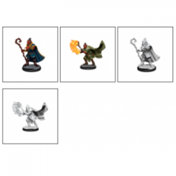 Critical Role Unpainted Miniatures: Hobgoblin Wizard and Druid Male  (2 Units)