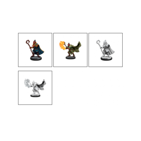 Critical Role Unpainted Miniatures: Hobgoblin Wizard and Druid Male&nbsp;&nbsp;(2 Units)